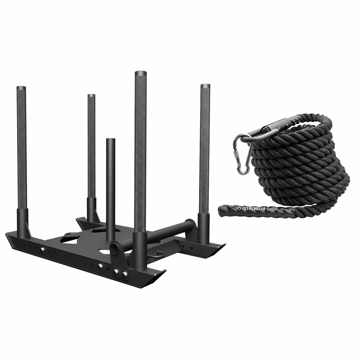 strength-shop-sled-pull-bundle-gewichtsschlitten-set-mit-bumper-plates-v2-und-po image 8