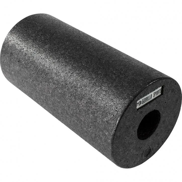 gorilla-sports-faszienrolle-mittel-hart-29-x-15-cm-schwarz image 1