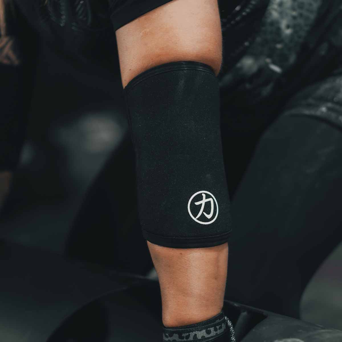 strength-shop-neoprene-inferno-ellenbogenschoner-schwarz-7mm-paar image 2