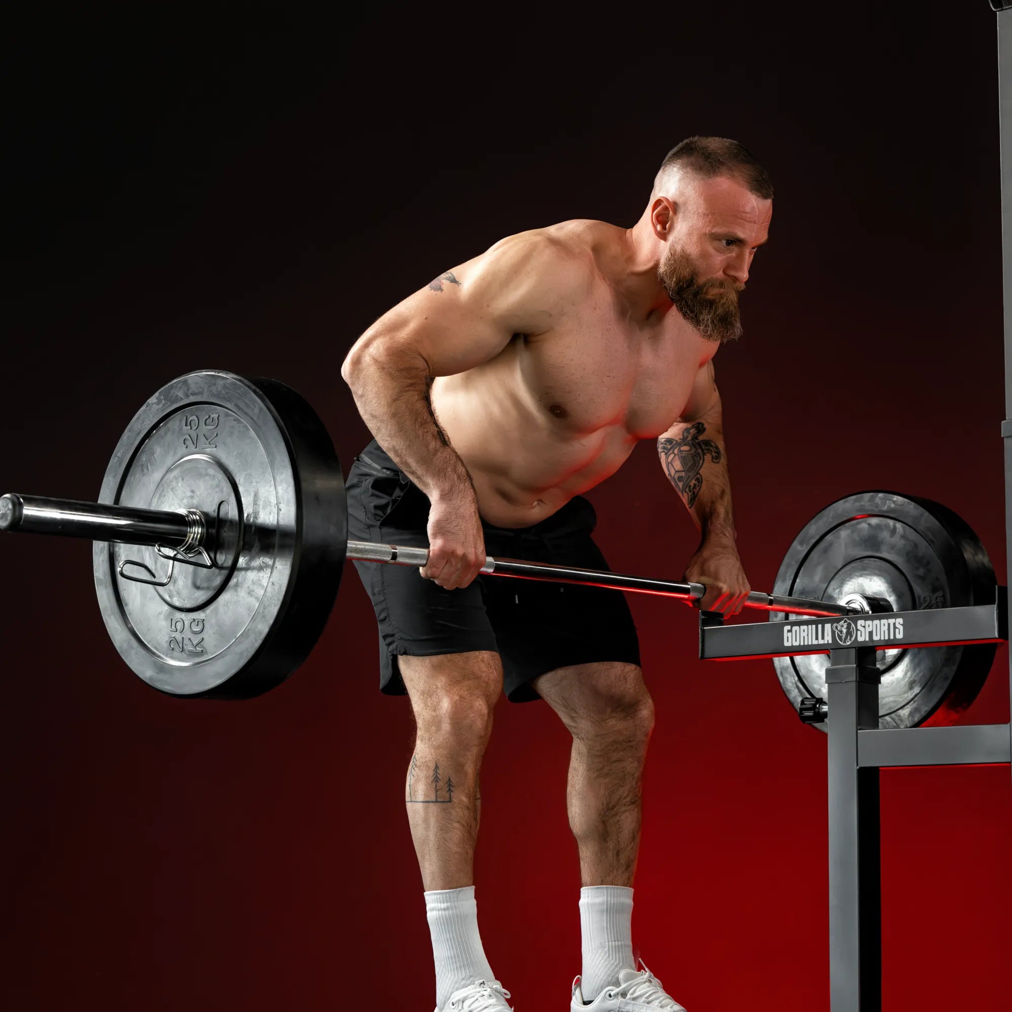 gorilla-sports-bumper-plates-gummi-olympia-5-25-kg-hantelscheiben image 5