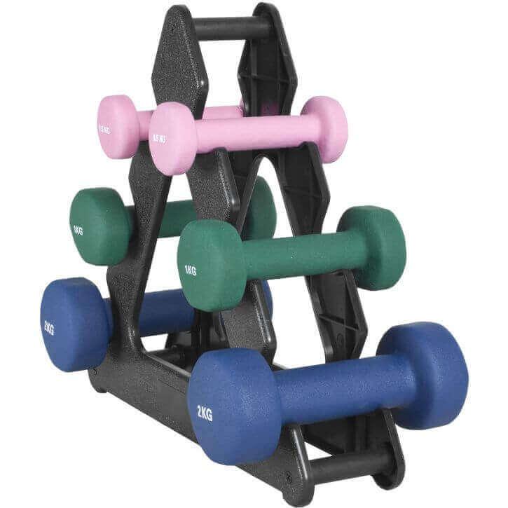 gorilla-sports-hantelst-nder-gymnastik-f-r-6-hanteln-pyramide-schwarz image 6