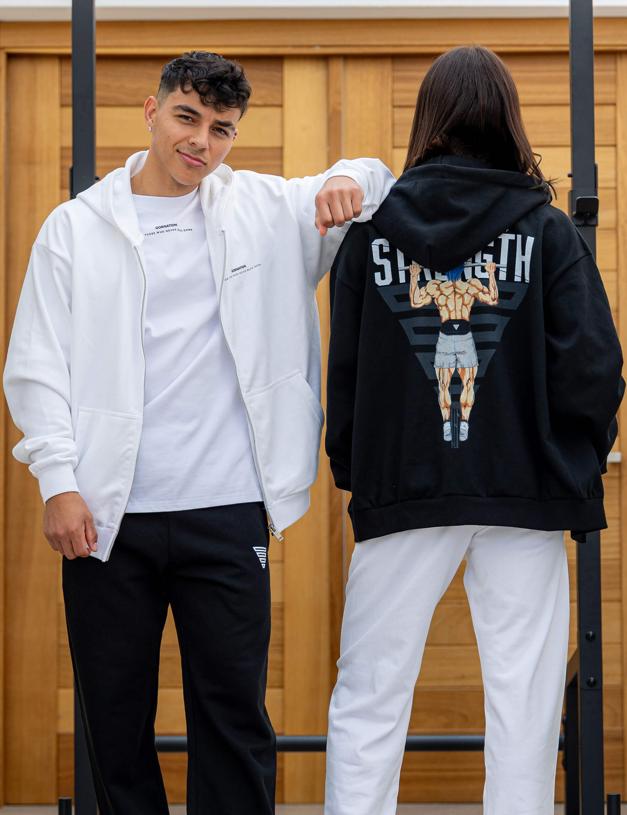 gornation-anime-oversized-zip-hoodie-strength-hoodie-mit-rei-verschluss image 3