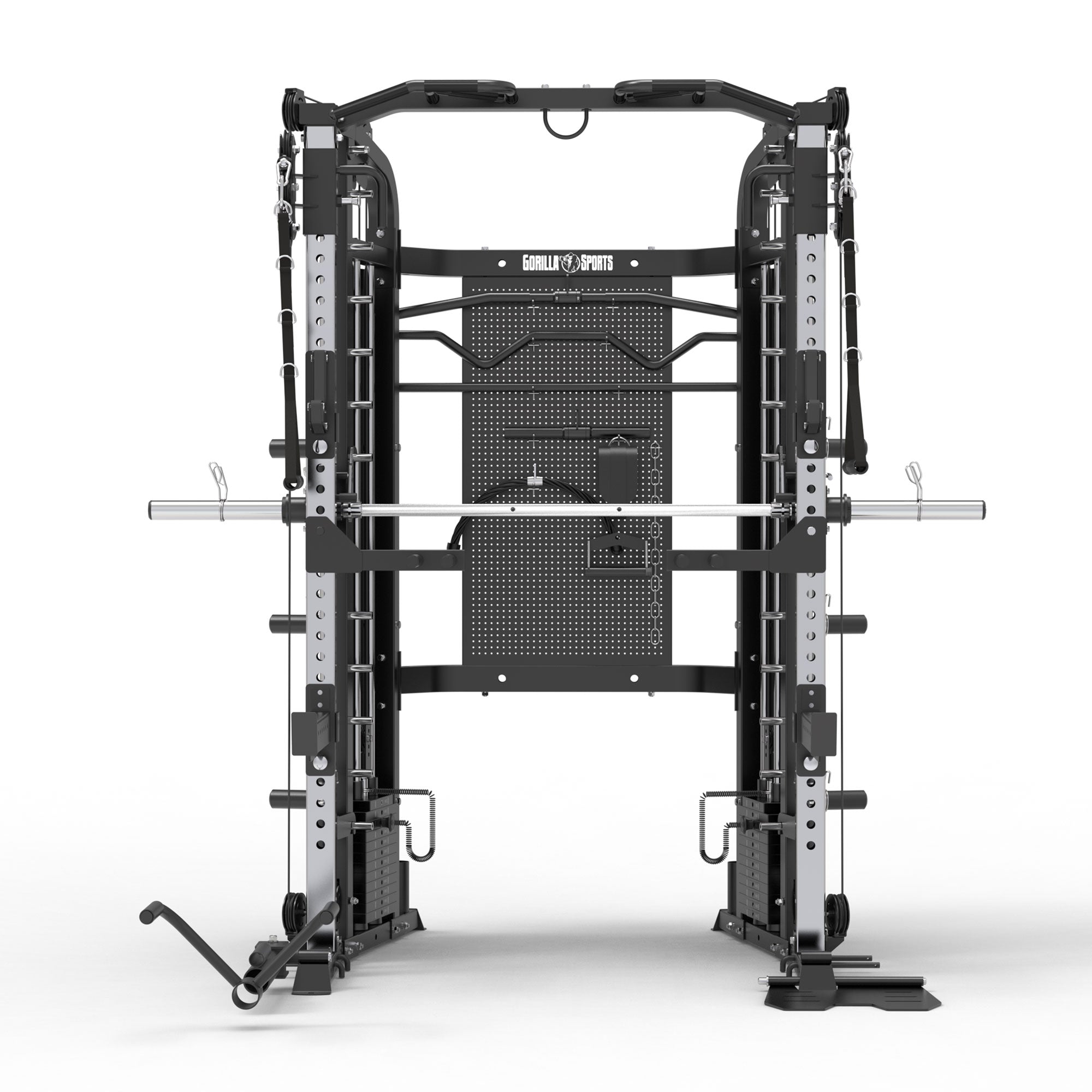 gorilla-sports-smith-machine-x5-mit-gewichten-kraftstation image 2