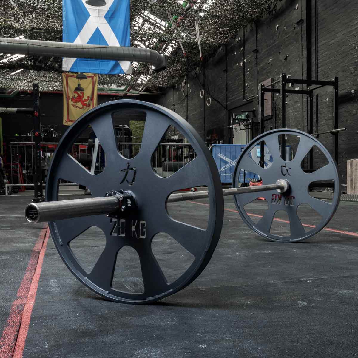 strength-shop-apollon-wheel-paar-20kg-je-rad-schwarz-pulverbeschichtet image 2