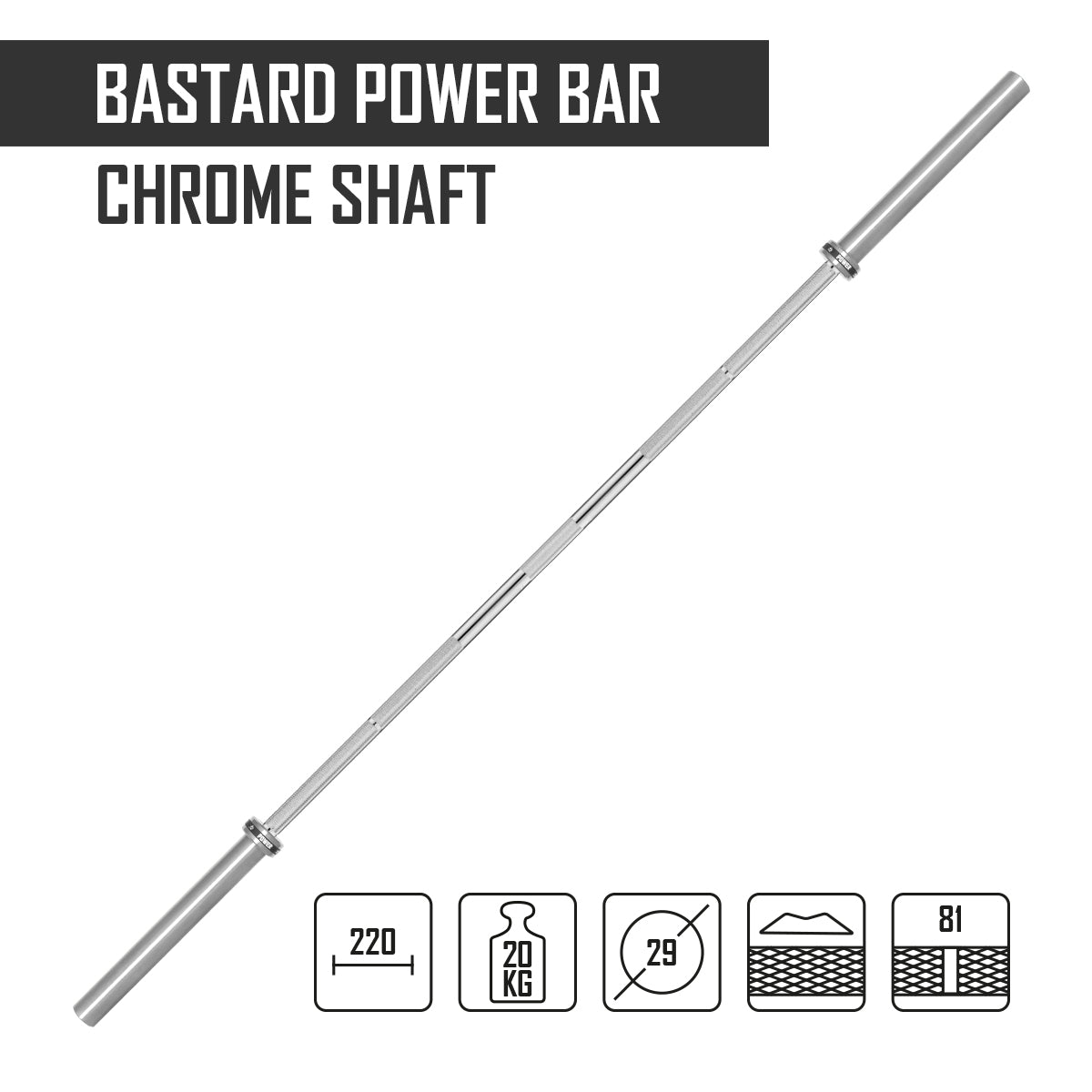 strength-shop-bastard-power-bar-vernickelter-schaft-29mm-powerlifting-hantelstan image 3