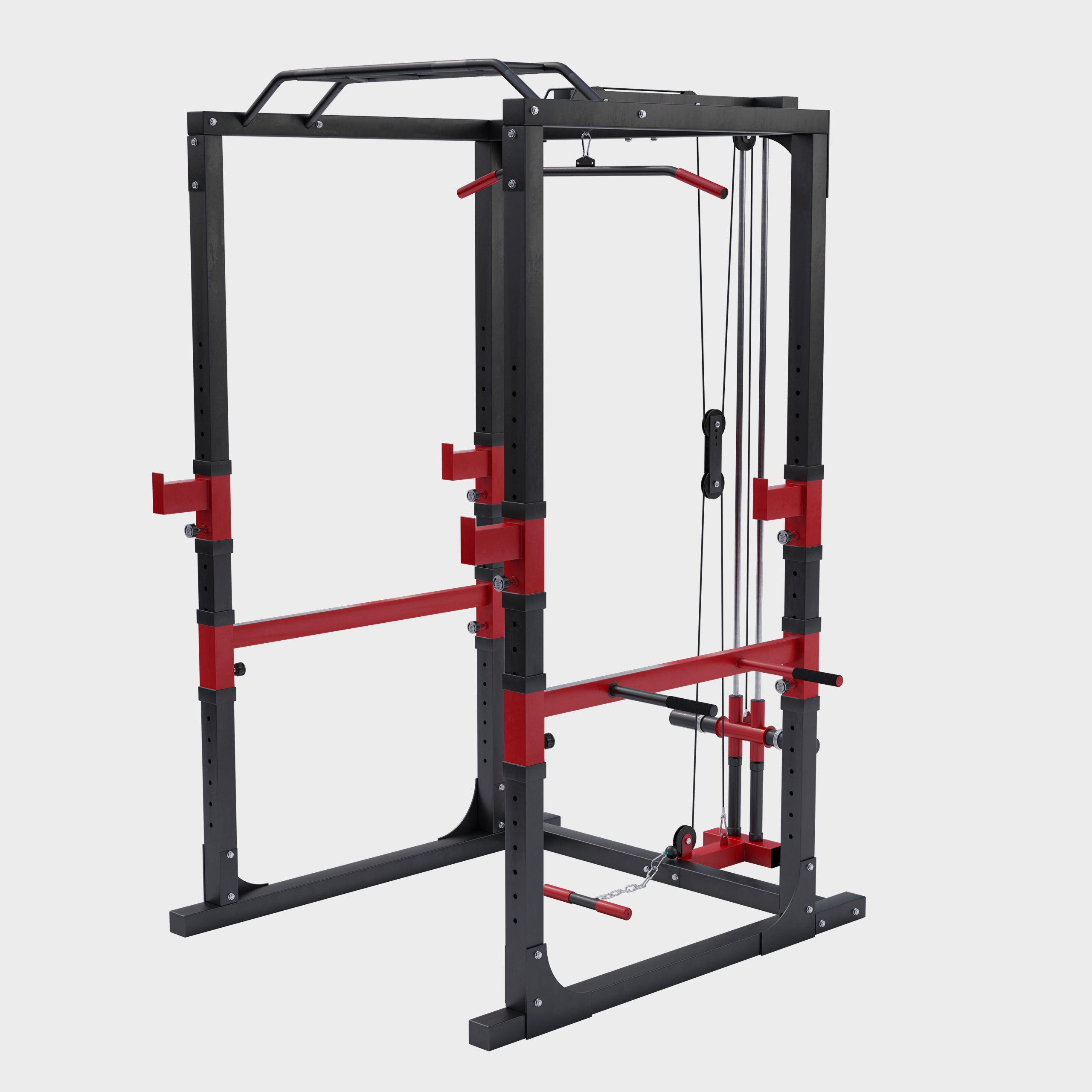 gorilla-sports-power-lifting-station-power-rack-mit-kabelzug image 1