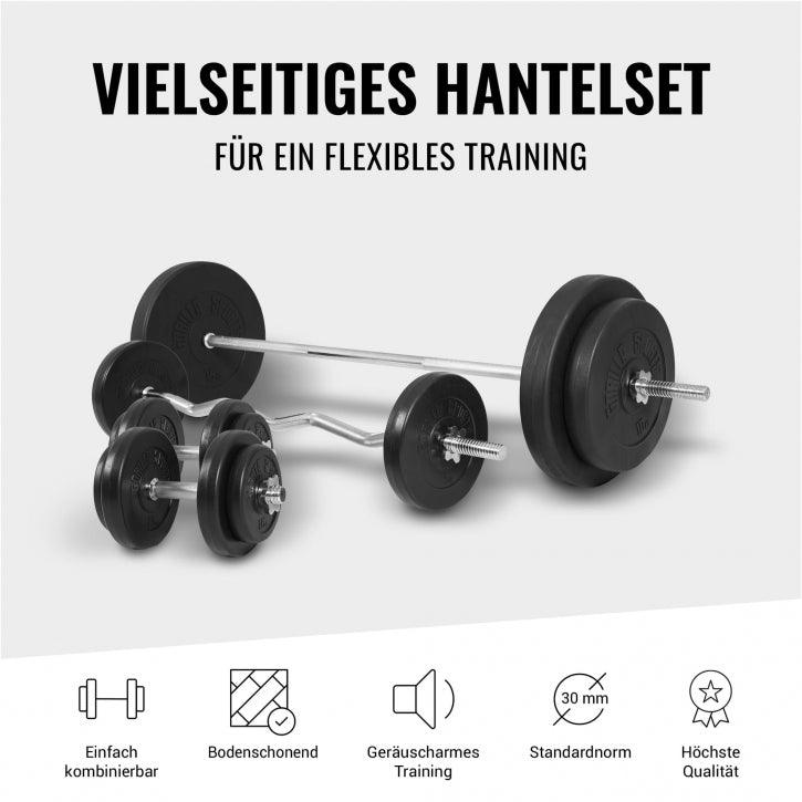 gorilla-sports-hantelbank-mit-ablage-komplettset-100-kg-klappbar image 5