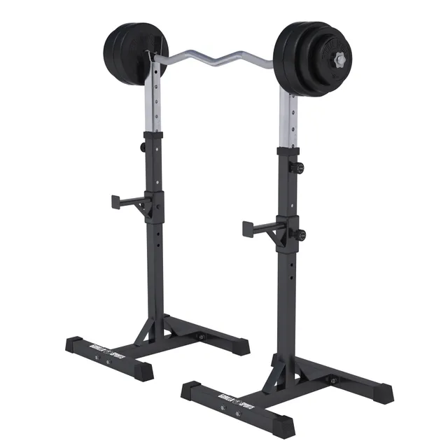 gorilla-sports-squat-rack-hantelst-nder-set-mit-curlset-kunststoff-35-kg image 1