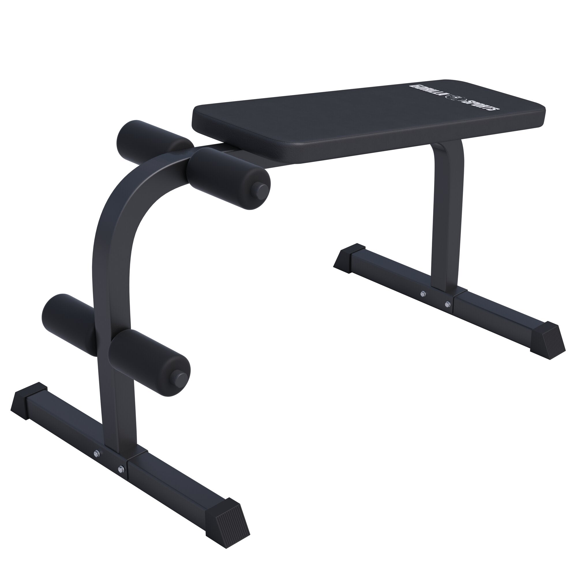 gorilla-sports-sit-up-hantelbank-wei-schwarz-flachbank image 3