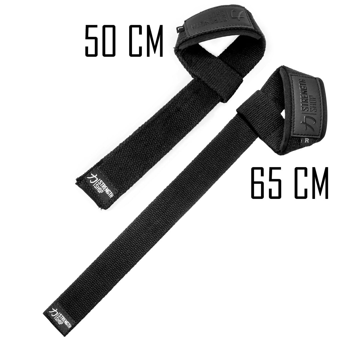 strength-shop-stealth-black-pro-lifting-straps-50cm-oder-65cm image 2