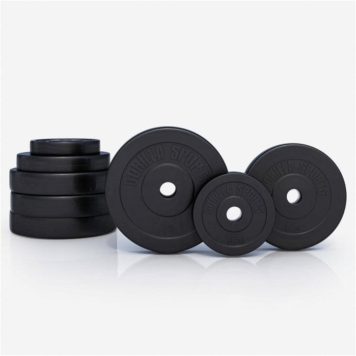 gorilla-sports-sz-curlset-kunststoff-35-kg-mit-sternverschl-ssen image 2