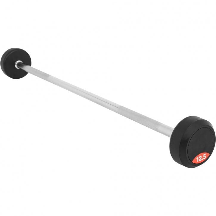 gorilla-sports-barbells-gummi-20-45-kg-fertig-montierte-langhanteln image 7