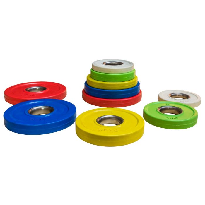 strength-shop-gummierte-hantelscheiben-set-farbig-15kg image 1