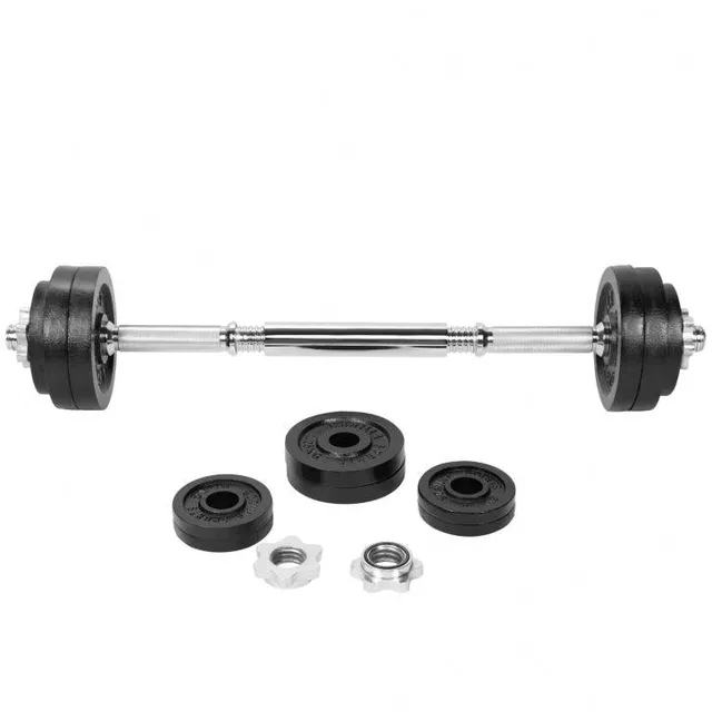 gorilla-sports-hantelset-2in1-gusseisen-22-kg-verstellbar image 1