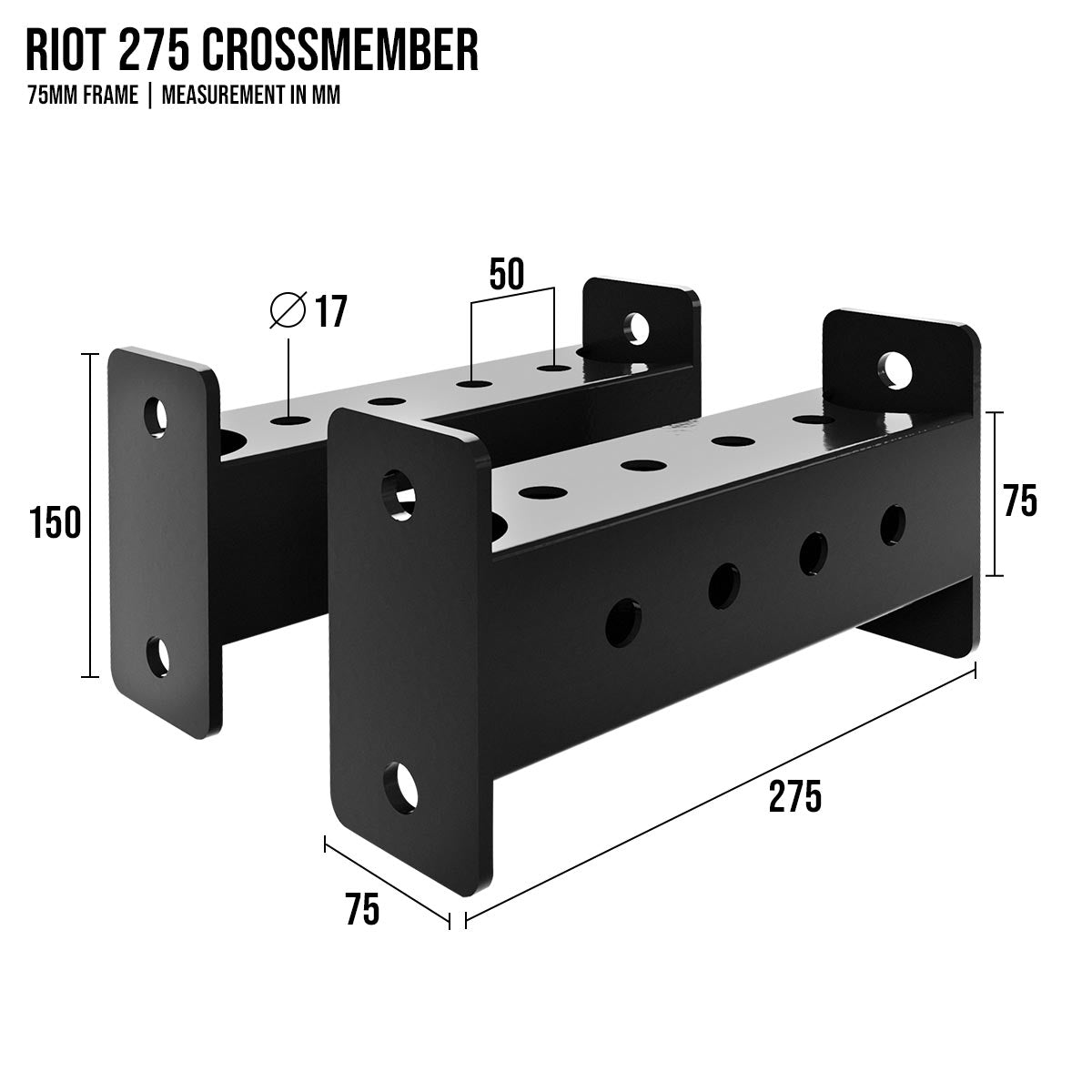 strength-shop-riot-mrr-75-quertr-ger-modular-rack-verbinder image 8
