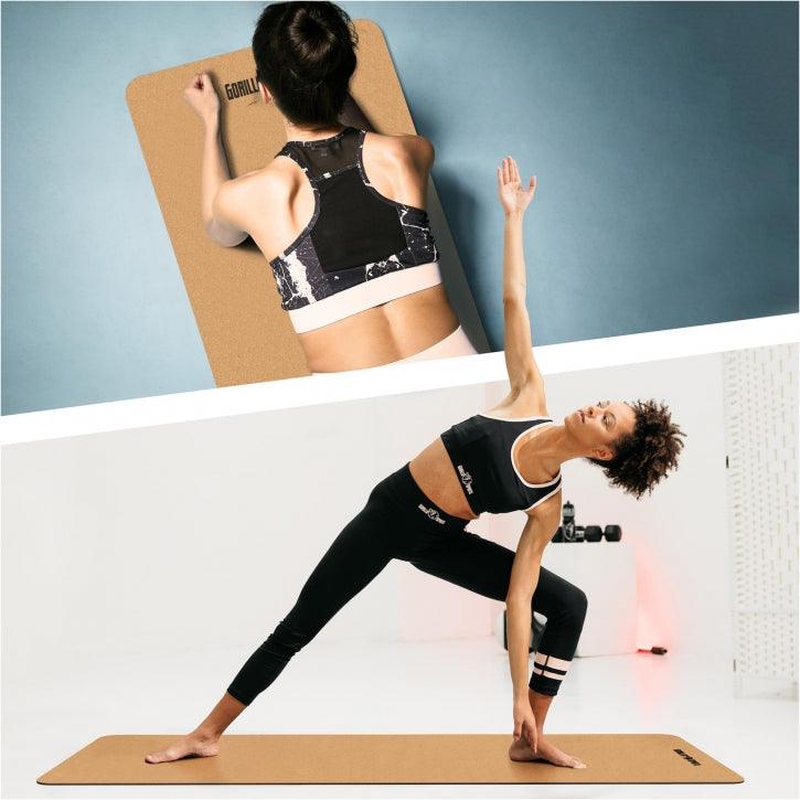 gorilla-sports-yogamatte-kork-0-5-cm-dicke image 2