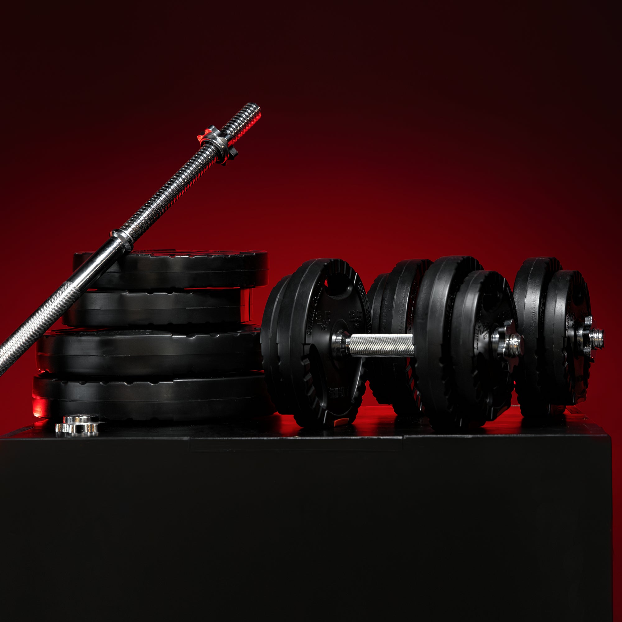 gorilla-sports-langhantel-set-gripper-kunststoff-60-130-kg-mit-sternverschl-ssen image 2