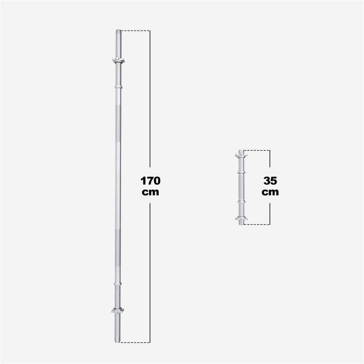 gorilla-sports-langhantel-set-kunststoff-60-130-kg-mit-sternverschl-ssen image 3