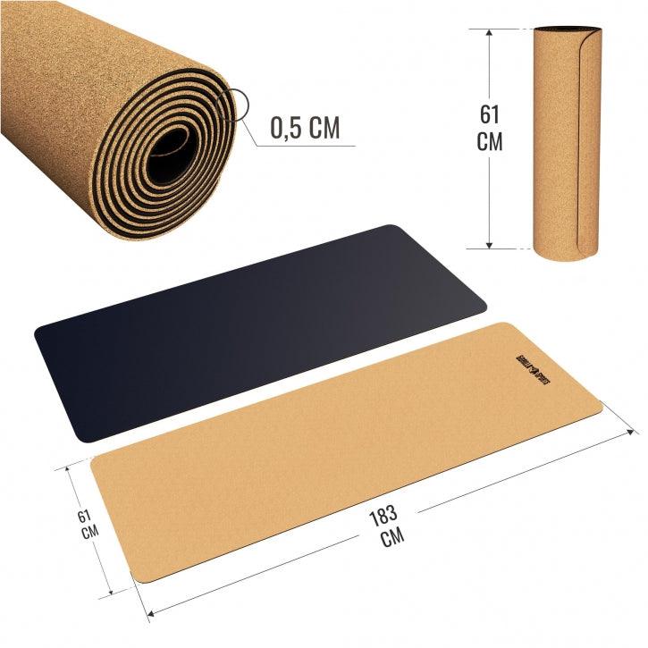 gorilla-sports-yogamatte-kork-0-5-cm-dicke image 6
