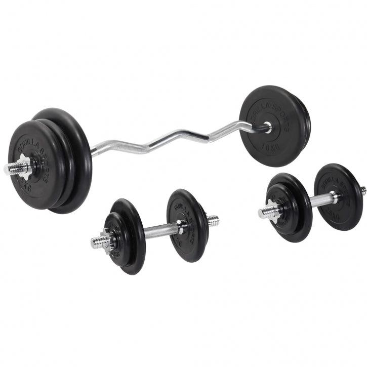 gorilla-sports-sz-curlset-gummi-70-kg-mit-sternverschl-ssen image 1