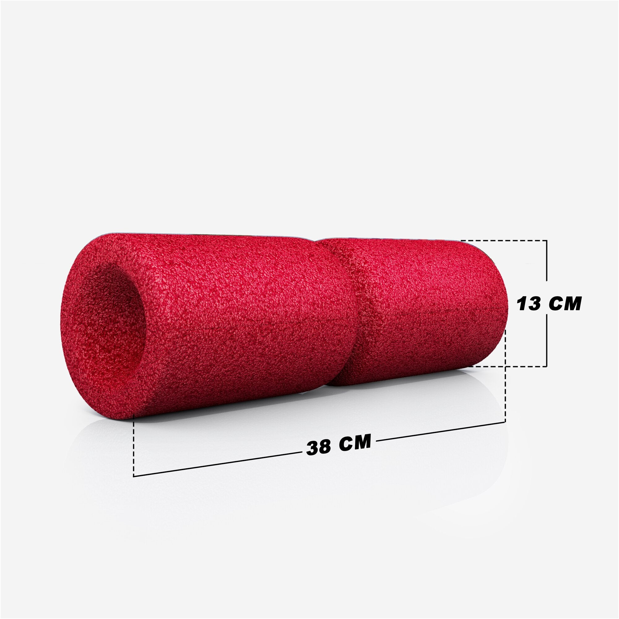 gorilla-sports-faszienrolle-38-cm-mit-umlaufrille-foam-roller image 7