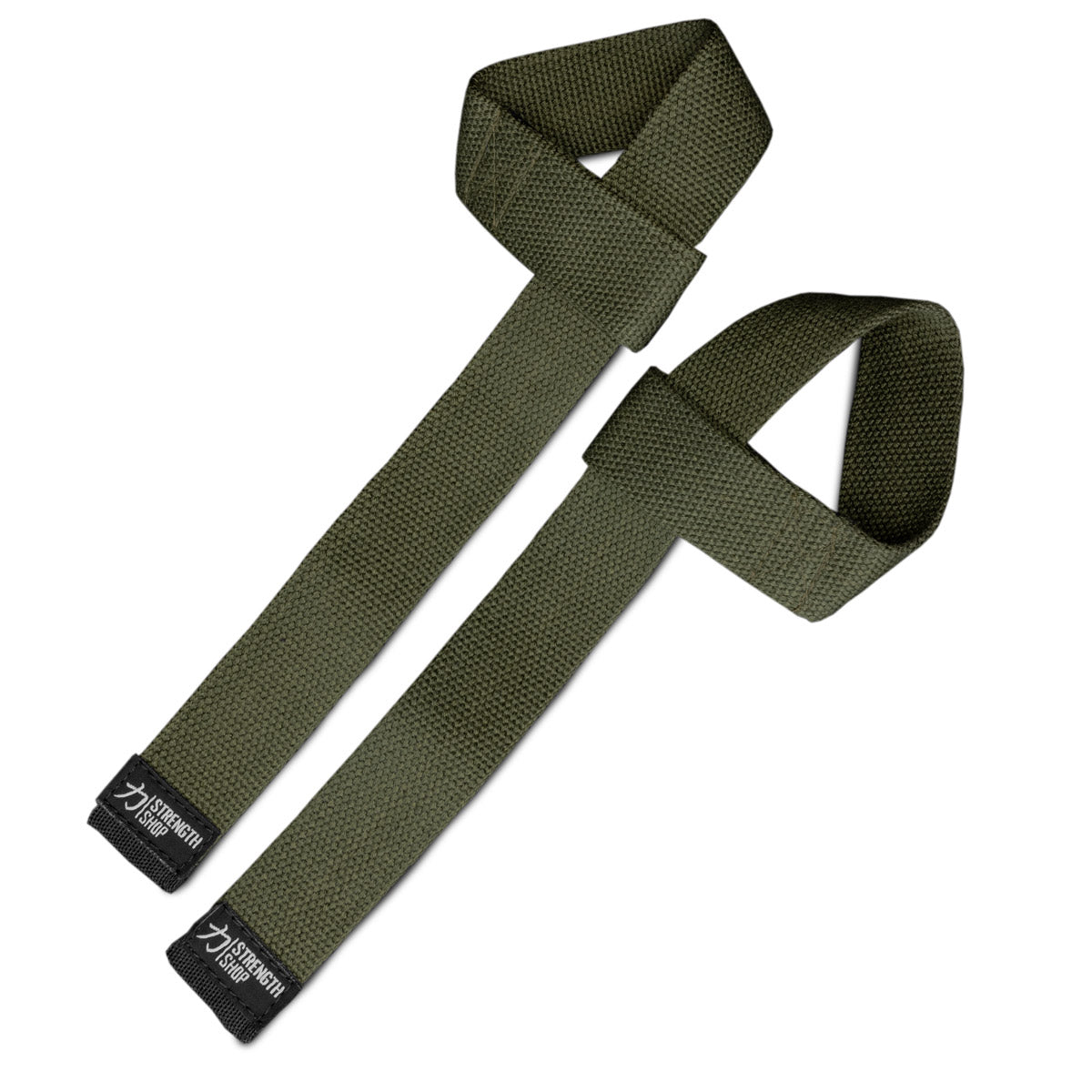strength-shop-originals-zughilfen-khaki-baumwolle-lifting-straps-paar image 2