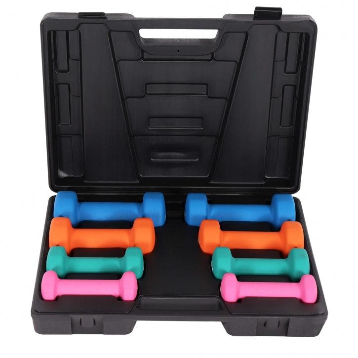 gorilla-sports-kurzhantel-set-gymnastik-neopren-10-kg-mit-koffer image 5
