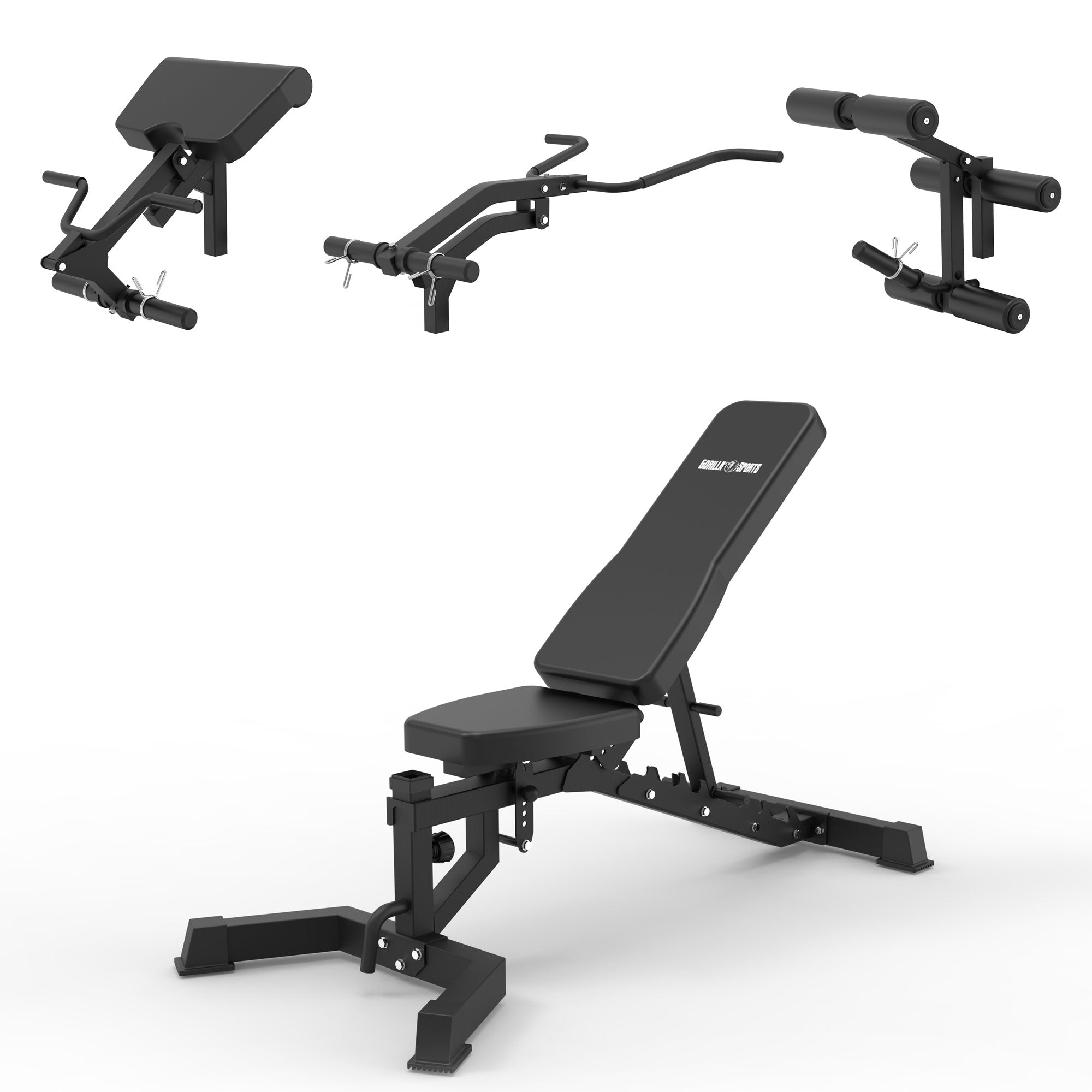 gorilla-sports-hantelbank-mit-bein-bizeps-und-trizeps-aufsatz-380-kg image 4