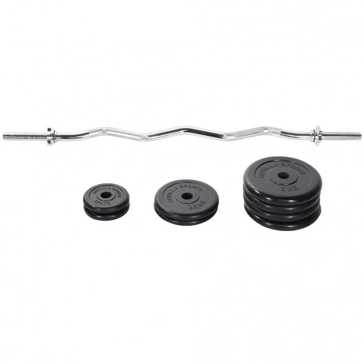 gorilla-sports-sz-curlset-gummi-35-kg-mit-sternverschl-ssen image 4