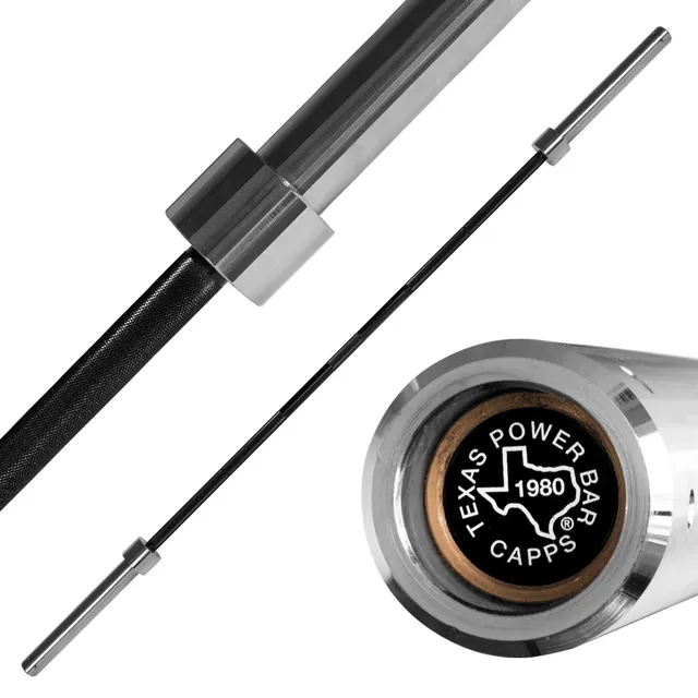 strength-shop-original-texas-power-bar-mit-verchromten-sleeves-powerlifting-lang image 1