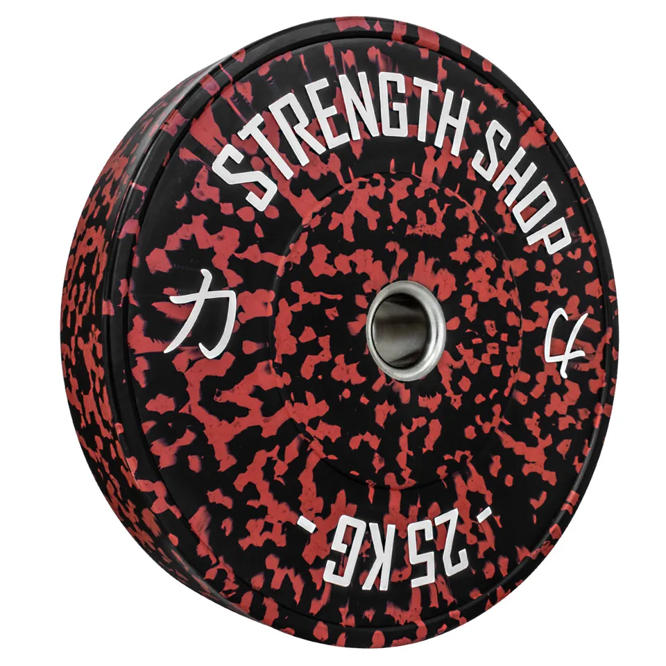 strength-shop-fleck-gummi-bumper-plate-hantelscheibe-5kg-25kg image 1
