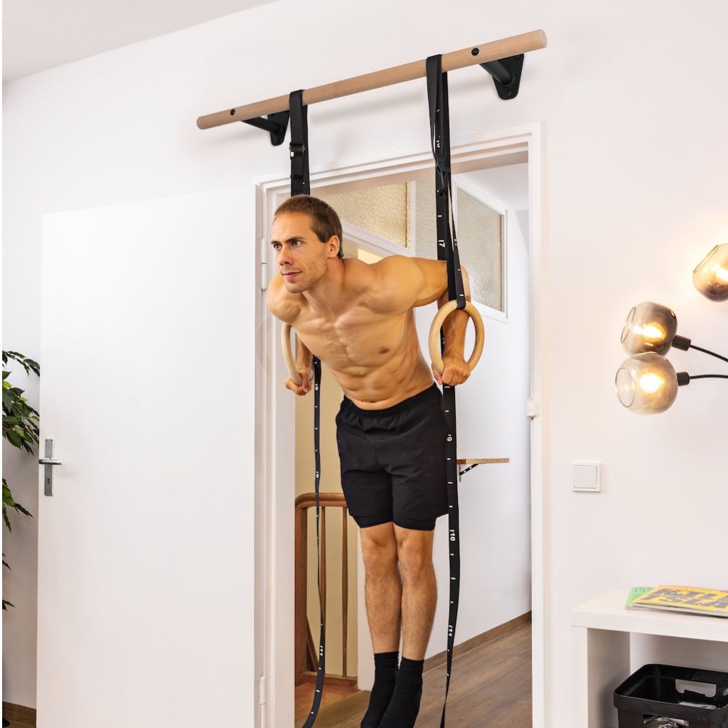 pullup-dip-holz-klimmzugstange-turnringe-set-wandmontage image 2