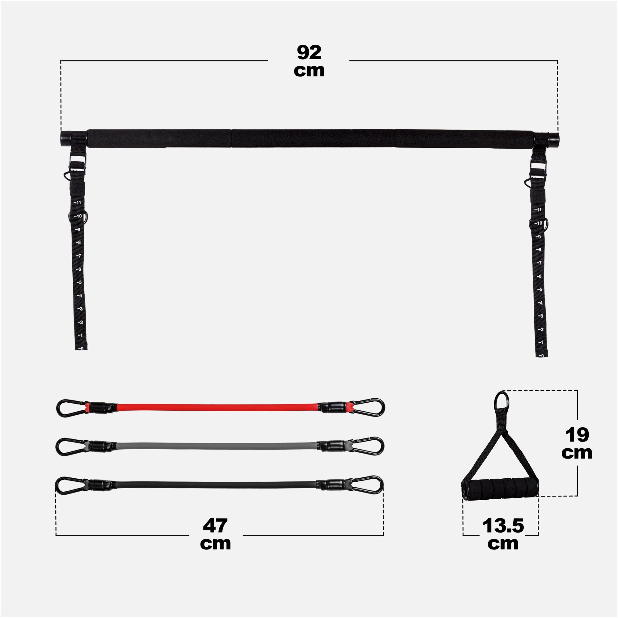 gorilla-sports-pilates-set-mit-stange-und-widerstandsb-ndern-13-18-23-kg image 6