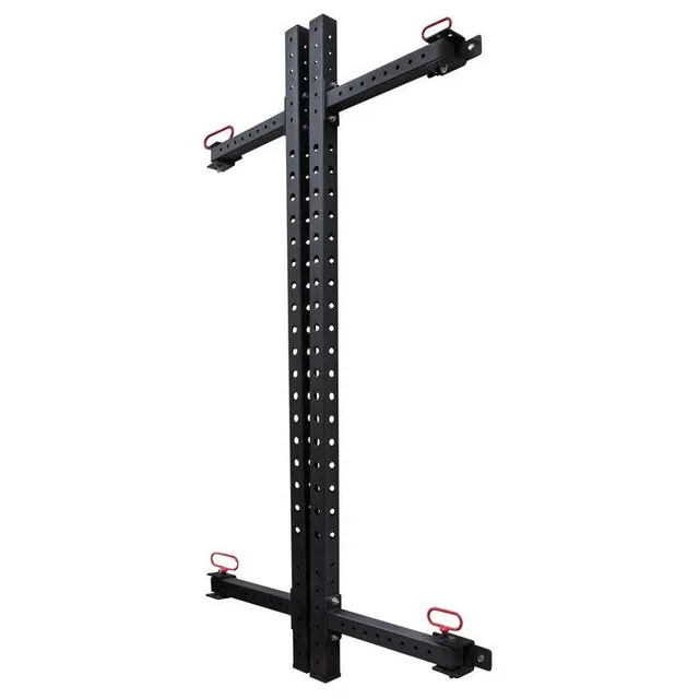 strength-shop-riot-wandmontiertes-faltbares-rack-2-1-m-schwarz-platzsparendes-kl image 1