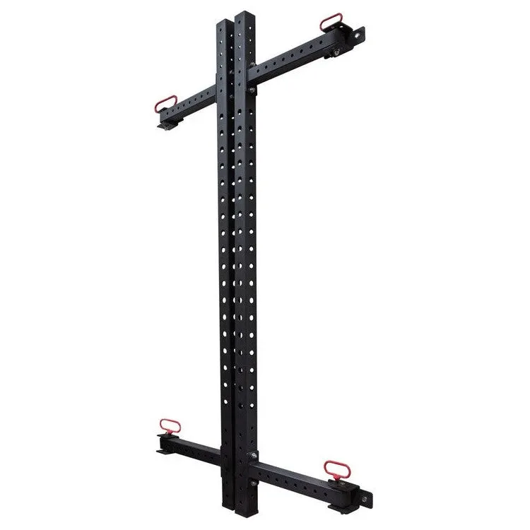 strength-shop-riot-wandmontiertes-faltbares-rack-2-1-m-schwarz-platzsparendes-kl image 1