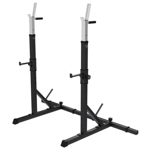 gorilla-sports-squat-rack-verstellbar-in-h-he-und-breite-inkl-hantelscheibenabla image 1