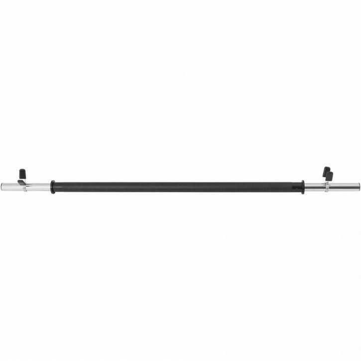 gorilla-sports-langhantel-aerobic-130-cm-chrom-schwarz-mit-federverschl-ssen image 7