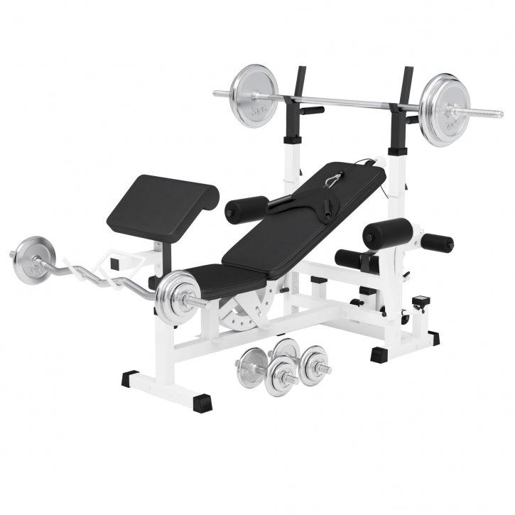gorilla-sports-kraftstation-universal-set-chrom-108-kg image 1