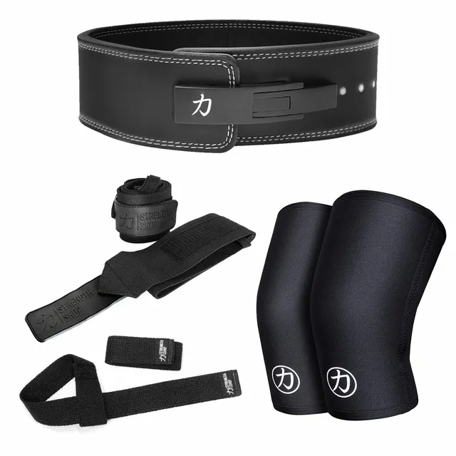 strength-shop-ultimate-strength-kit-stealth-13-mm-lever-belt-set-mit-sleeves-und image 1