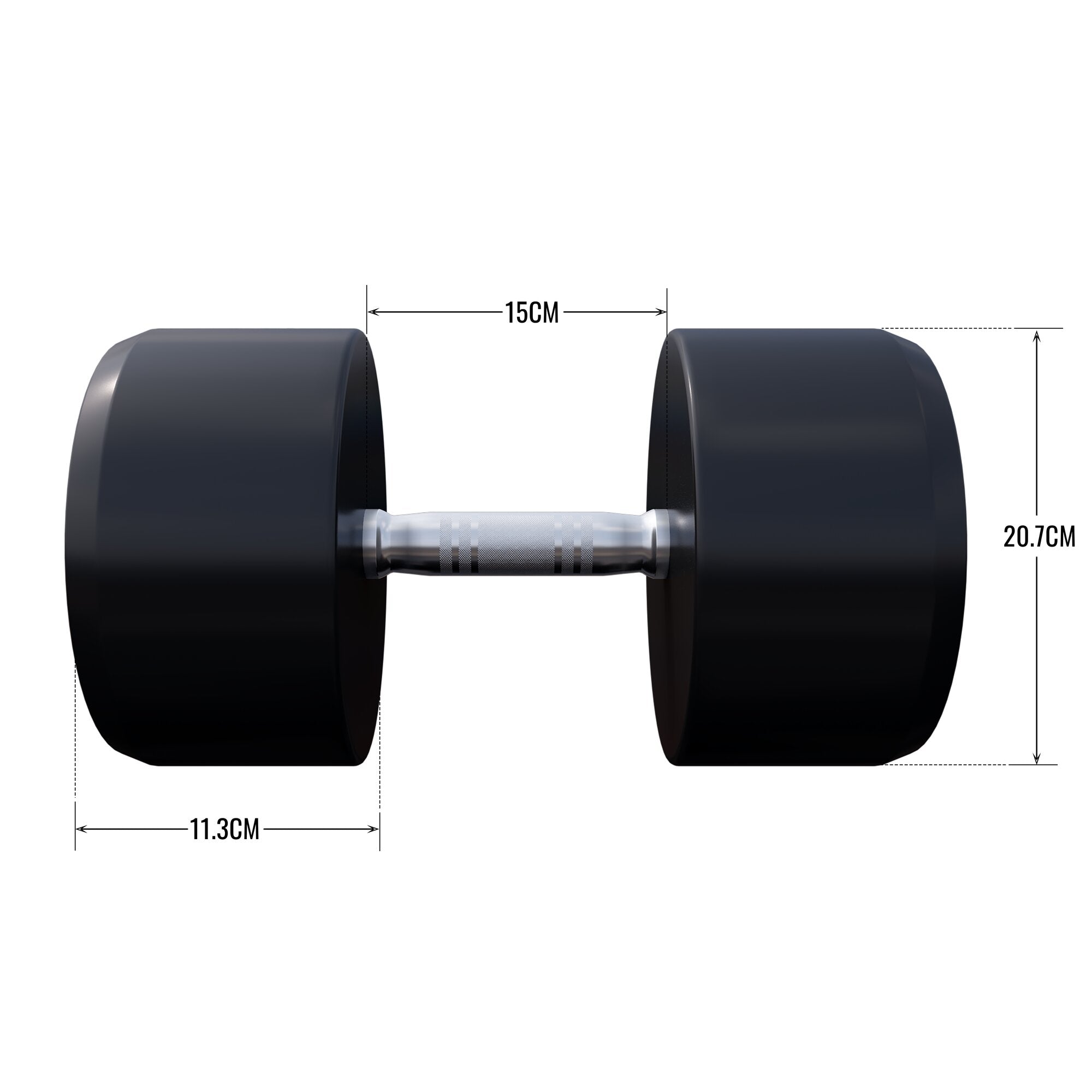 gorilla-sports-kurzhantel-gummi-2-5-40-kg-rundhantel-gusseisen image 7