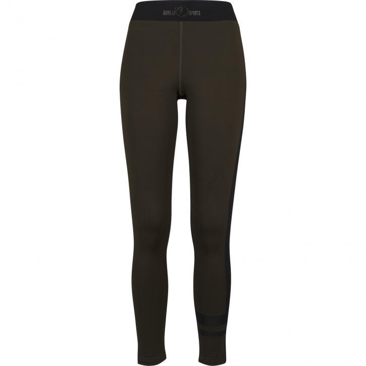 gorilla-sports-sport-leggings-damen-schwarz-rosa-schwarz-olive image 3