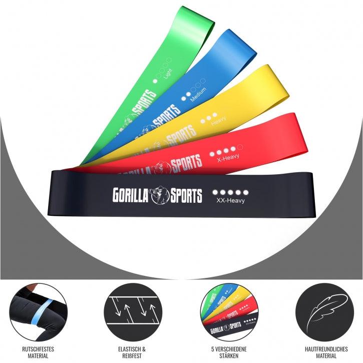 gorilla-sports-resistance-band-5er-set-aus-latex-inkl-tragebeutel image 3