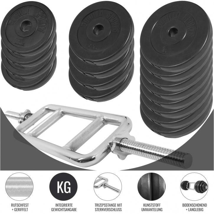 gorilla-sports-trizepstrainer-set-kunststoff-35-kg-mit-sternverschl-ssen image 4