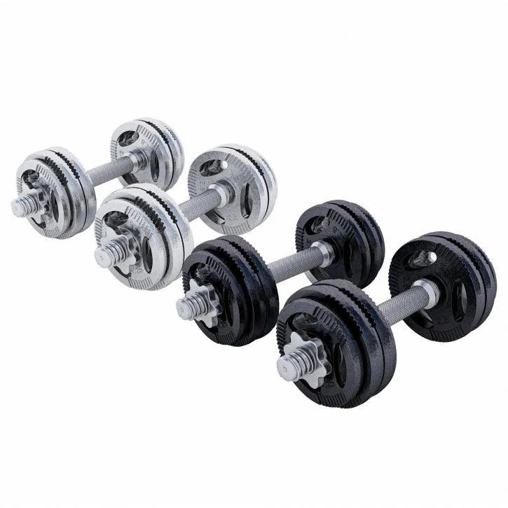 gorilla-sports-kurzhantel-set-gusseisen-gripper-30-kg-mit-sternverschl-ssen image 1
