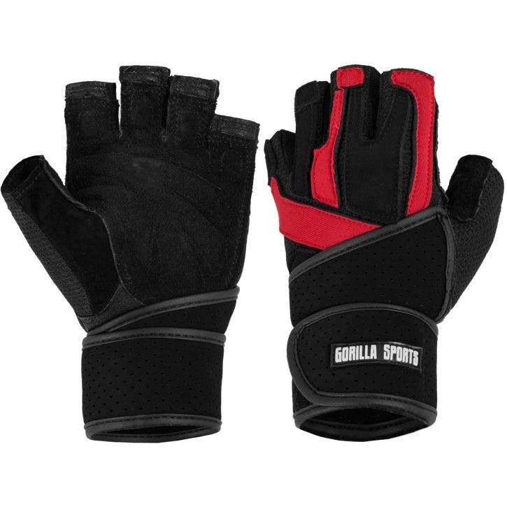 gorilla-sports-trainingshandschuhe-inkl-gelenkbandage-schwarz-rot-gr-e-s image 8