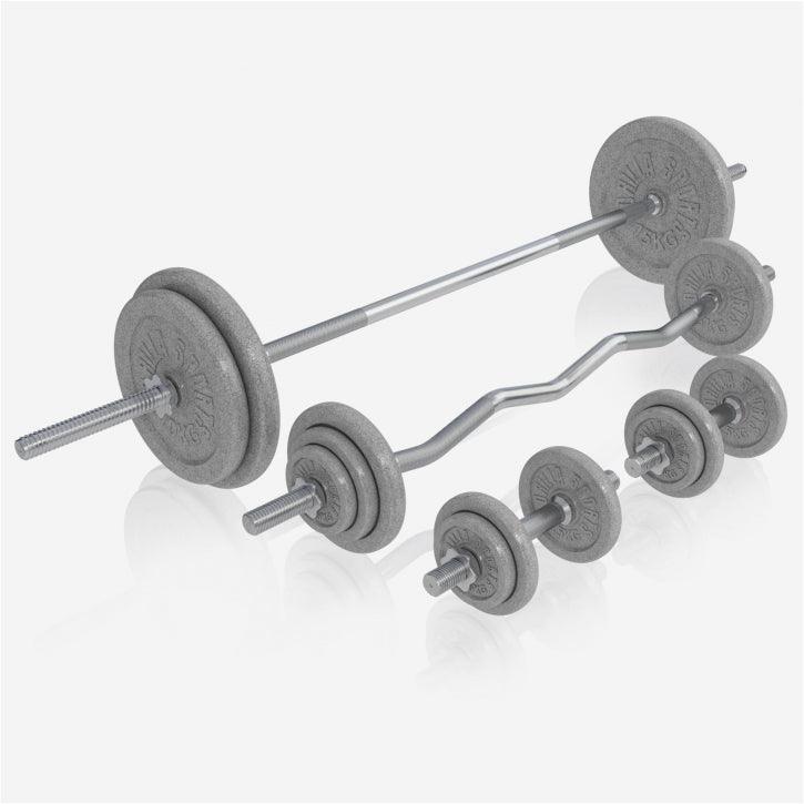 gorilla-sports-kraftstation-universal-inkl-langhantel-set-gusseisen-108-kg image 5