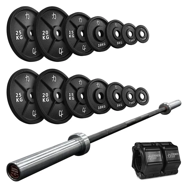 strength-shop-powerlifter-s-iron-bundle-157-5kg-gusseisenscheiben-set-2029-power image 1
