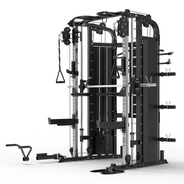 gorilla-sports-smith-machine-x5-mit-gewichten-kraftstation image 1