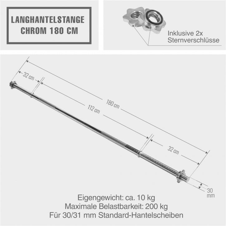 gorilla-sports-langhantel-180-cm-chrom-mit-sternverschl-ssen image 3