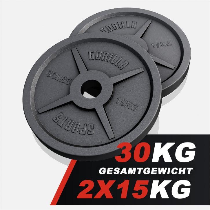 gorilla-sports-hantelscheibe-gusseisen-olympia-1-25-25-kg-50-51-mm image 3